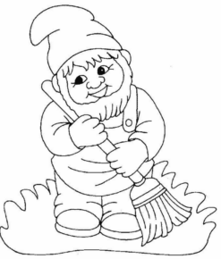 Disegno di giardiniere da stampare e colorare 45