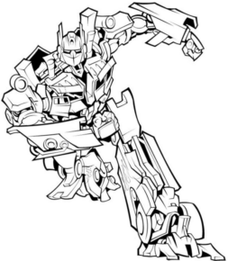 Disegno di Transformers da stampare e colorare 41