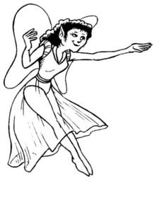 Disegno di fata da stampare e colorare 5