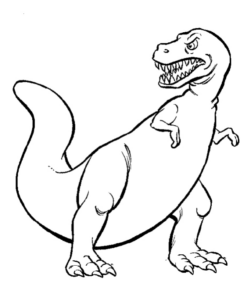 Disegno di Tirannosauro da stampare e colorare 50
