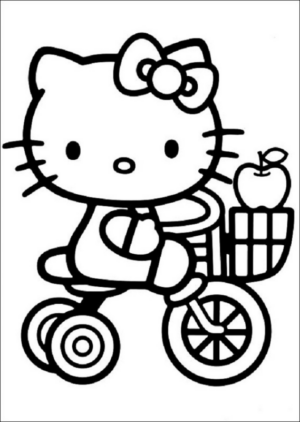 Disegno di Hello Kitty da stampare e colorare 79
