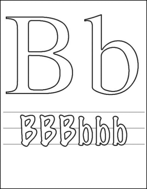 Disegno di lettera dell’alfabeto da stampare e colorare 209