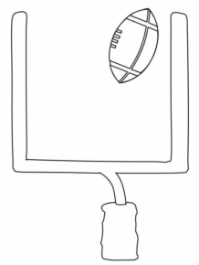 Disegno di football americano da stampare e colorare 56