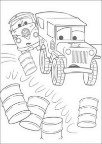 Disegno di Cars da stampare e colorare 159