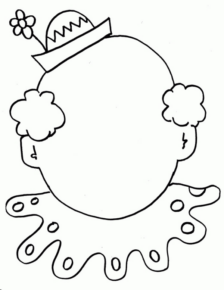 Disegno di viso da completare da stampare e colorare 30 Disegno di viso da completare da stampare e colorare 30
