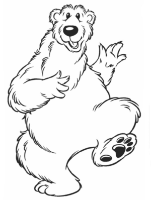Disegno di Luna e l’orso nella casa blu da stampare e colorare 1 Disegno di Luna e l’orso nella casa blu da stampare e colorare 1