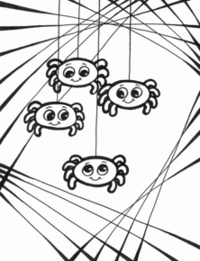 Disegno di ragno da stampare e colorare 46
