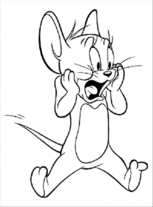 Disegno di Tom e Jerry da stampare e colorare 41