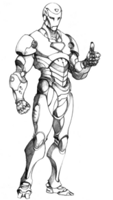 Disegno di Iron Man da stampare e colorare 2