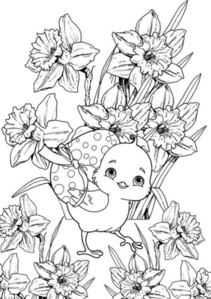 Disegno di uovo di Pasqua da stampare e colorare 110 Disegno di uovo di Pasqua da stampare e colorare 110