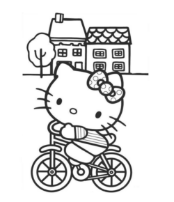 Disegno di Hello Kitty da stampare e colorare 72