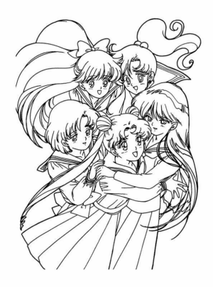 Disegno di Sailor Moon da stampare e colorare 66