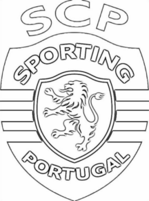 Disegno di stemma squadre di calcio da stampare e colorare