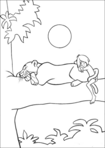 Disegno di Il libro della giungla da stampare e colorare 75 Disegno di Il libro della giungla da stampare e colorare 75
