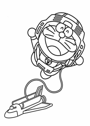 Disegno di Doraemon da stampare e colorare 1