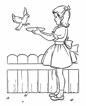 Disegno di bambino da stampare e colorare 239