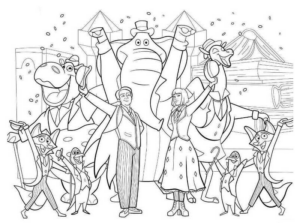 Disegno di Mary Poppins da stampare e colorare 29