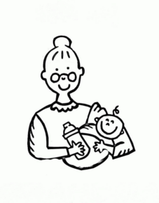 Disegno di membro della famiglia da stampare e colorare 16