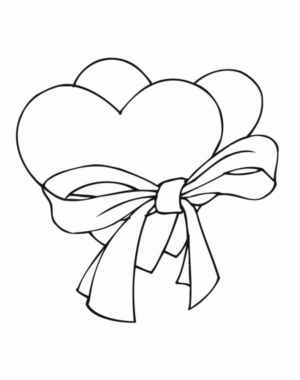 Disegno di cuore da stampare e colorare 18