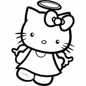 Disegno di Hello Kitty da stampare e colorare 182