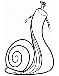 Disegno di lumaca da stampare e colorare 17