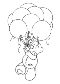 Disegno di palloncino da stampare e colorare 40
