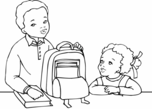 Disegno di bambino da stampare e colorare 202