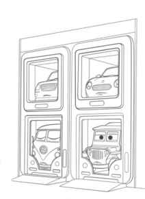 Disegno di Cars da stampare e colorare 138
