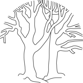 Disegno di albero da stampare e colorare 31