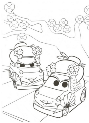 Disegno di Cars da stampare e colorare 137