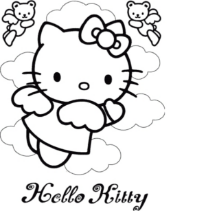 Disegno di Hello Kitty da stampare e colorare 103