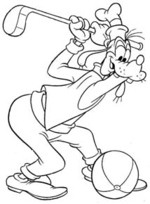 Disegno di Pippo da stampare e colorare 68