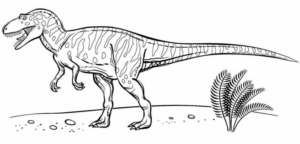 Disegno di Velociraptor da stampare e colorare 26