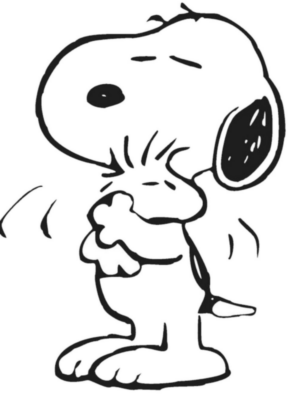 Disegno di Snoopy da stampare e colorare