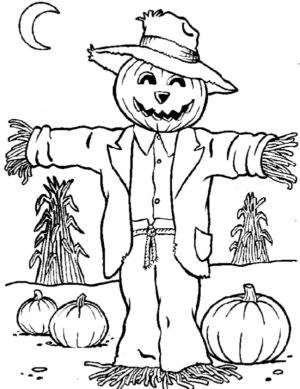 Disegno di zucca di Halloween da stampare e colorare 91