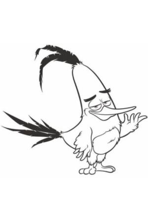 Disegno di Angry birds da stampare e colorare 47