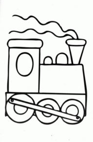 Disegno di treno da stampare e colorare 53