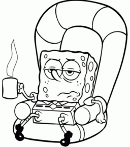 Disegno di Spongebob da stampare e colorare 75