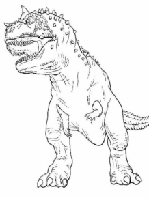 Disegno di Ceratosauro da stampare e colorare 12