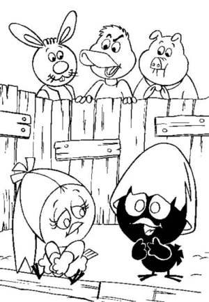 Disegno di Calimero da stampare e colorare 13