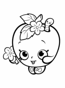 Disegno di fragola da stampare e colorare 27