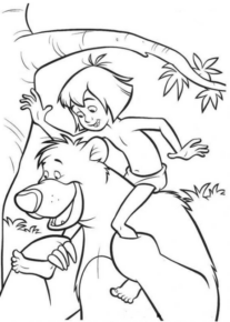 Disegno di Il libro della giungla da stampare e colorare 118 Disegno di Il libro della giungla da stampare e colorare 118