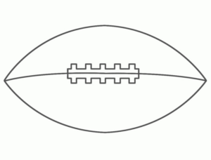 Disegno di football americano da stampare e colorare 86