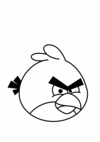 Disegno di Angry birds da stampare e colorare 23