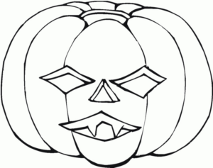 Disegno di zucca di Halloween da stampare e colorare 24 Disegno di zucca di Halloween da stampare e colorare 24