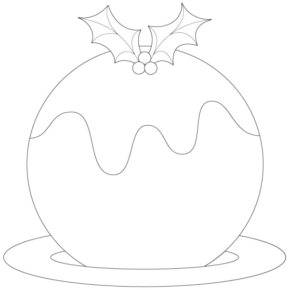 Disegno di palla di Natale da stampare e colorare 47