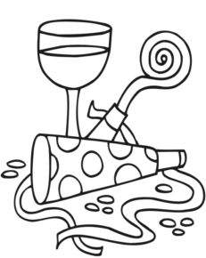 Disegno di Carnevale da stampare e colorare 1
