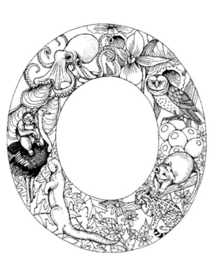 Disegno di lettera dell’alfabeto da stampare e colorare 32 Disegno di lettera dell’alfabeto da stampare e colorare 32