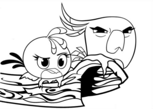 Disegno di Angry birds da stampare e colorare 45