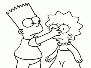 Disegno di I Simpson da stampare e colorare 51
